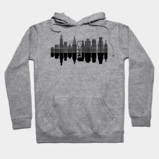 A city skyline + a tree Hoodie